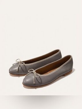 Margaux The Demi Ballet Flat in Gray, Size 36.5 Narrow (US 6.5)